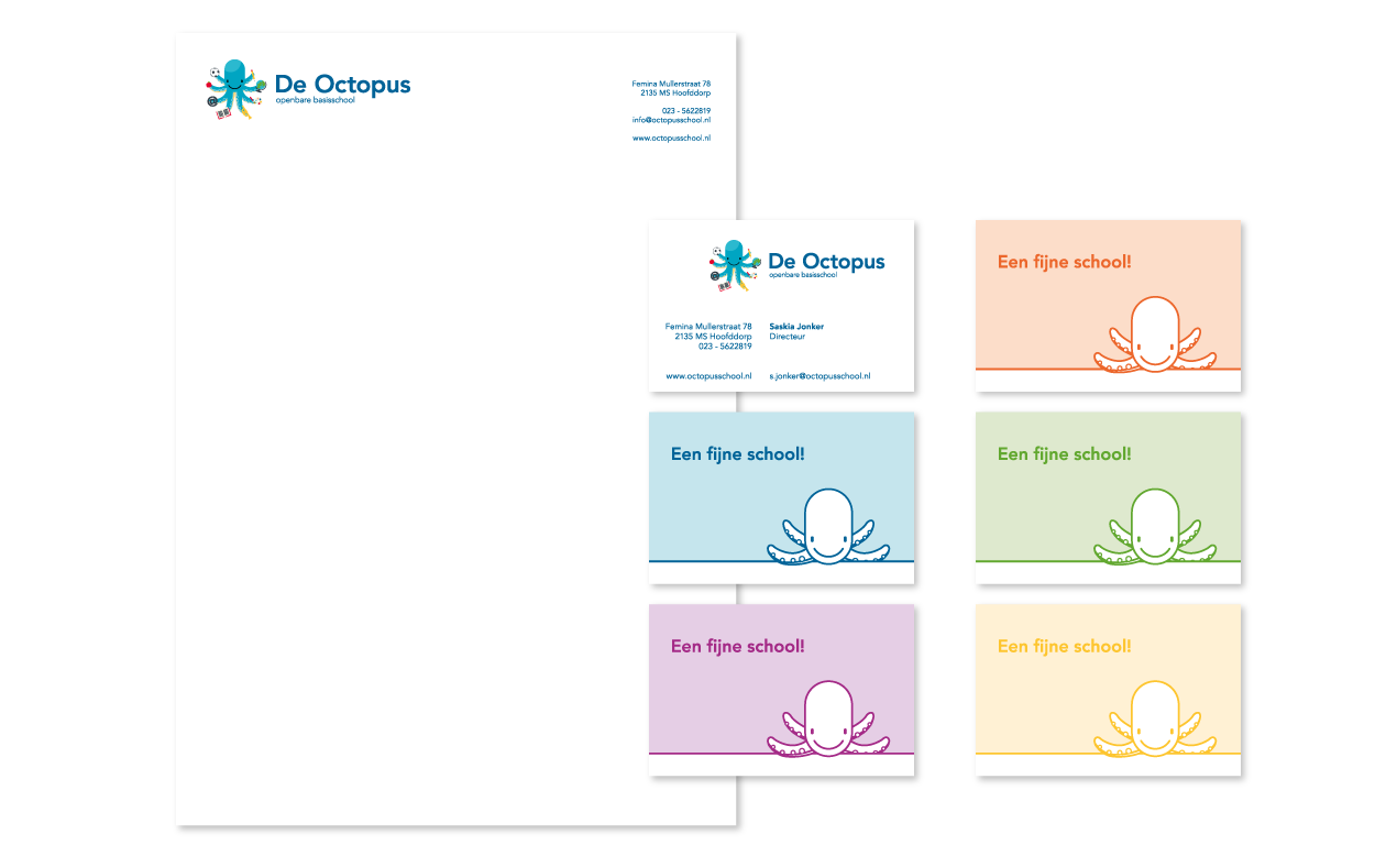 OBS De Octopus - Visitekaartjes en briefpapier