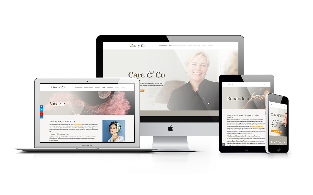 Care & Co - Redesign bestaande website en vernieuws CMS - WordPress
