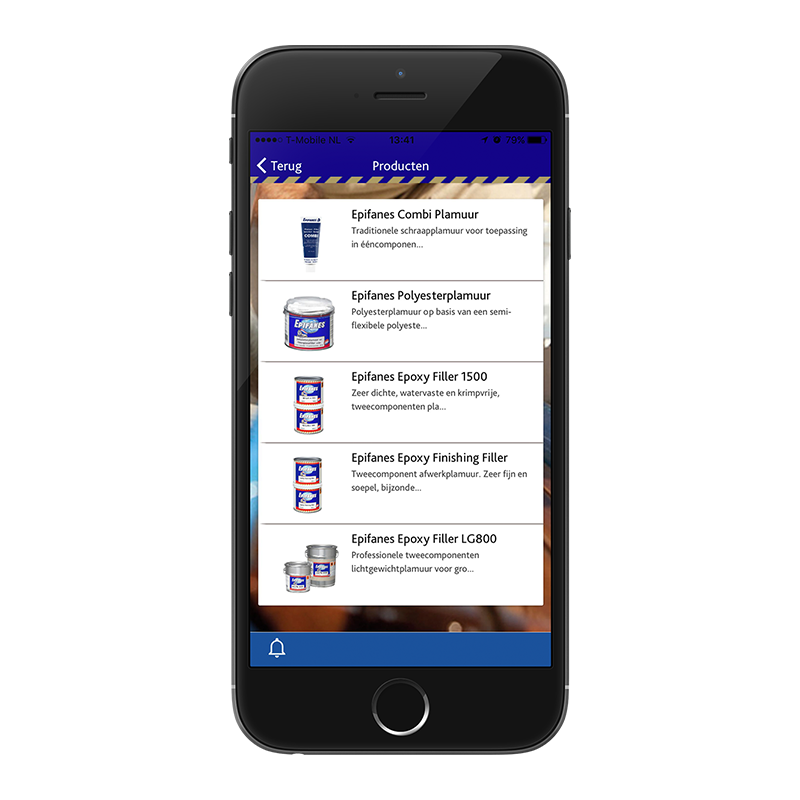 Epifanes App - Epifanes bootverf hulp voor iOS en Android