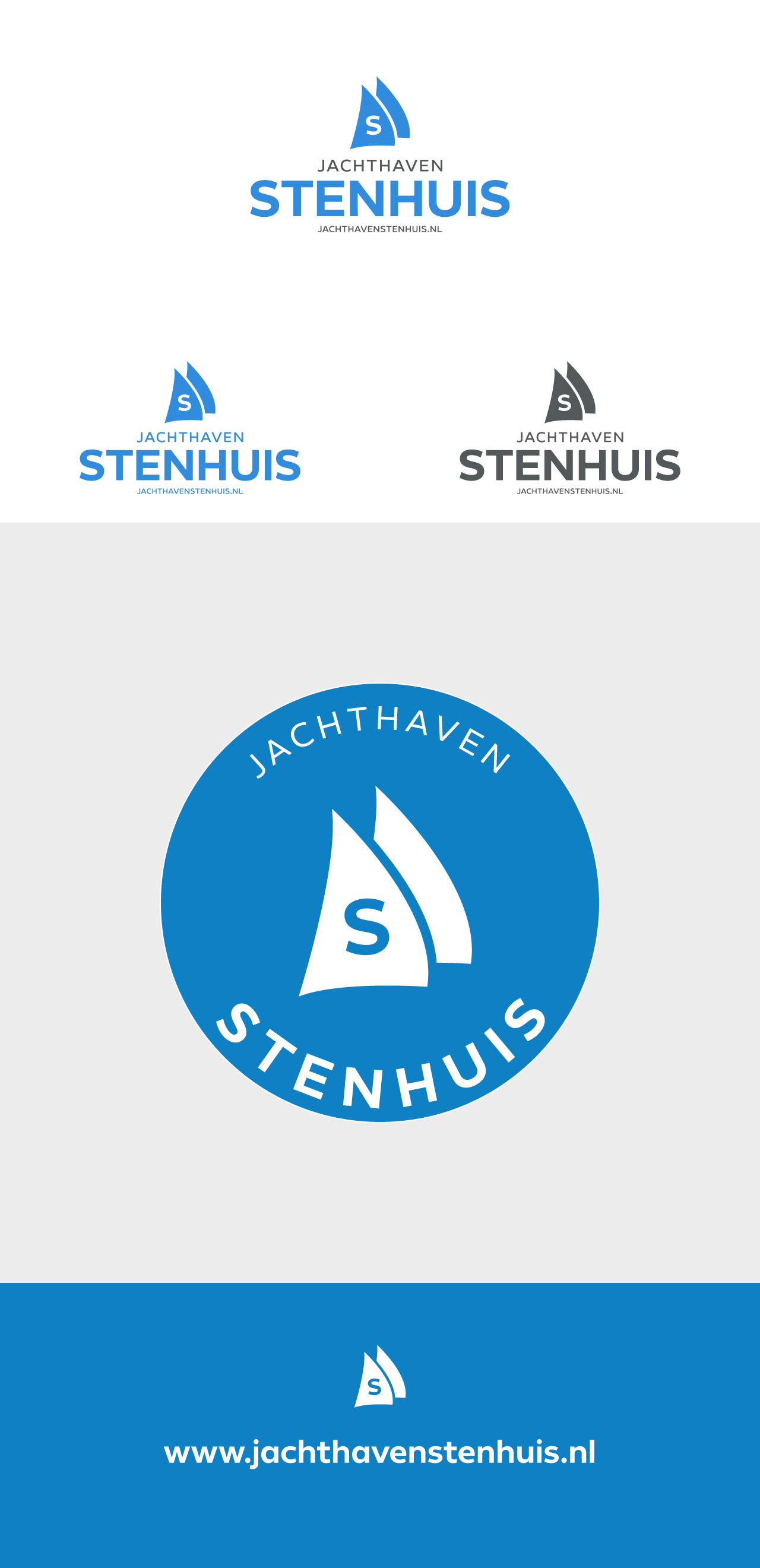 Jachthaven Stenhuis - Logo en secundair logo t.b.v. social media