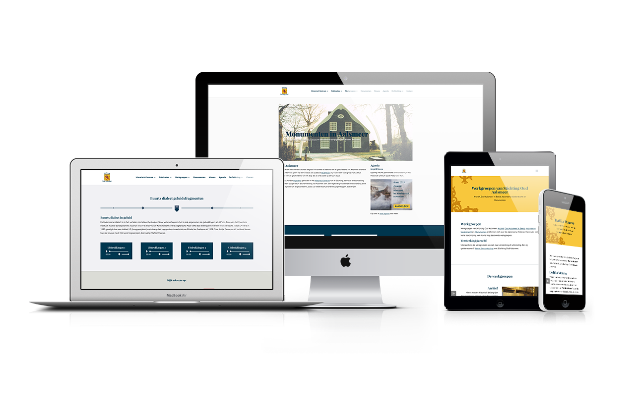 St. Oud Aalsmeer - Redesign bestaande website en een nieuw CMS - WordPress